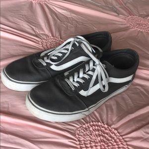 Men’s grey vans size 12